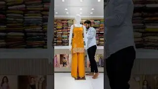⚡🔥 golden yellow sarara suit |👗festive wear Sharara suit |yellow outfits |lookbook #shararasets
