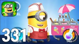 Minion Rush Endless Run Gameplay Walkthrough Part 331 - Ice Cream Stuart (iOS/Android Games)