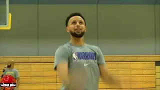 Steph Curry Sharp As Ever! Hand Rehab & Shooting Workout At Warriors Practice. HoopJab NBA