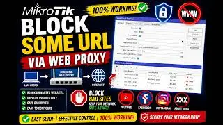 Mikrotik "Block some url via web proxy" 100% working