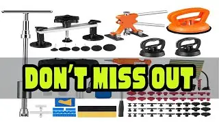 SucceBuy 107 PCS Dent Removal Kit, Paintless Dent Repair Kit Suction Cup Dent Puller for Auto Body