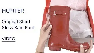 Hunter Original Short Gloss Rain Boot | Shoes.com