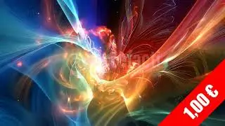 Explosive Fractal Energy | Abstract Stock Footage HD