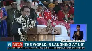 King Zwelithini on attacks on foreign nationals