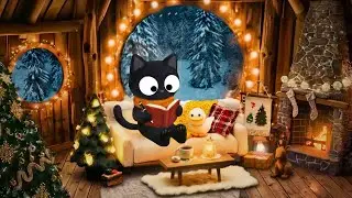 Winter Lofi Jazz ❄️ Cozy Study Beats with Snow Sounds ☕ for Focus & Relaxation