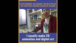 Art Room at Home - Tour by BMMA Student, Chen Yining
