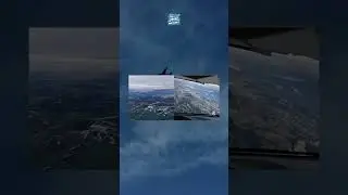 Ortho coming in to Jackson Hole, KJAC - FF 752 - Aviation Memes #shorts!