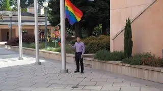 June 1 Flag Raising for Pride Month 2020