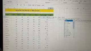 How to find grade formula in MS Excel👈#trending#viral#shorts#simpi#shortvideo#video #like#youtube 🌺👍