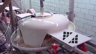 Designer Tiles Mass Production Process Inside Factory