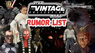 Star Wars Vintage Collection LEAKED FIGURES | Savage, Wrecker, Tech, Padme, Shaak Ti & More