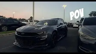 POV NIGHT DRIVE IN A CAMARO SS