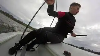 Laser 4.7 sailing