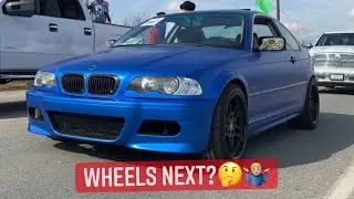 E46 BMW wrapped satin blue and ready to be a project car | plastic dip | Fresno |