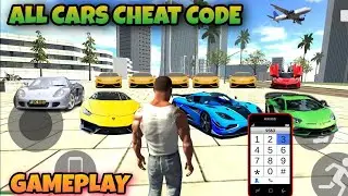 ALL Cars Cheat Codes 😱 | Indian Bike Driving 3D 🚗🔥 | Long Gameplay of IBD 3D game