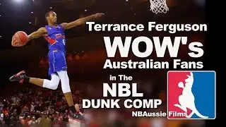 Terrance Ferguson WOWs Australian NBL fans in the 2016 Dunk Comp