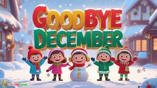 Goodbye December Song | Winter Nursery Rhyme for Kids 🎶 | December Farewell Song