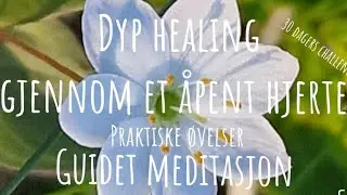 Dyp healing gjennom hjerte&aring;pninger her og n&aring;. ❤️ Guidet meditasjon. Dykk ned i hjerte chakraet ditt.