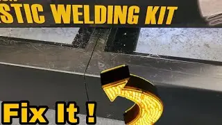 How to fix a cracked or broken aquarium frame with a plastic welder.