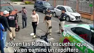 INACEPTABLE! La prepotencia de Tr&aacute;nsito Xalapa: Llegan armados y huyen como delincuentes, en Xalapa.