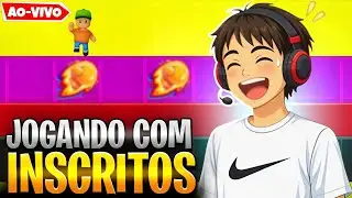 🔴 LIVE ON - STUMBLE GUYS COM OS INSCRITOS 🥵 BATENDO RECORDE NOVO DE ONDAS 🔥 BRUNÃO TÁ ON!