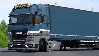 Realistic Driving | Low Deck MAN TG3 by Gloover | Erfurt - Magdeburg | ETS2 1.57 EuRoadNet