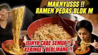 SERUPUTTT NIKMAT !! RAMEN PEDAS NO DEBAT !! ISINYA CABE SEMUA !!