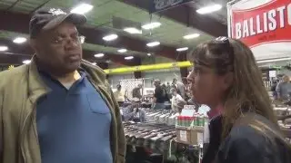 Second Amendment talk at our local gunshow