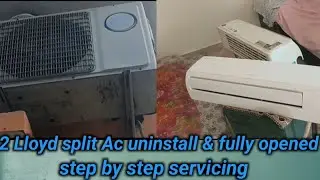 How to Remove Lloyd Split AC | split ac uninstall kese kare | split ac uninstallation | babluactech