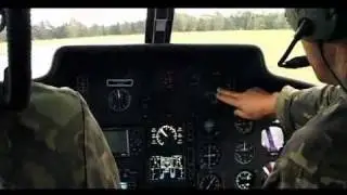 Полеты в Поставах на вертолете Ecureuil AS-355.flv