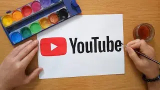 How to draw the YouTube logo