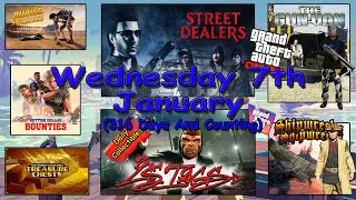 Street Dealers, LS Tags, Gun Van, Shipwreck plus more Locations Wednesday 7th Jan - GTA V Online