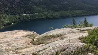 Discovering Jordan Pond, from Penobscot Mountain Trail to Jordan Cliffs Trail, Acadia National Park