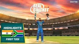 1st T20I🏏 | IND vs SA | HIGHLIGHTS | Enhanced Graphics✨| #realcricket