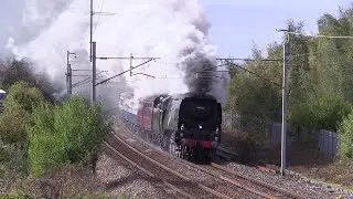 34067 Tangmere Clags away from Carnforth on the CME 11/10/25.