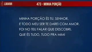 Louvor - Minha Porção (Coletânea ICM) - Projeção de Louvores ICM