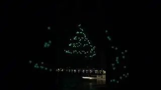 300 Drones flying over Disney Springs