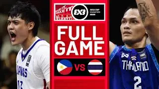 Philippines 🇵🇭 vs Thailand 🇹🇭 | Men Full Game | FIBA 3x3 Asia Cup 2026 | #3x3Basketball