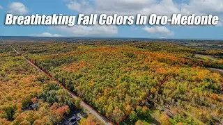 Breathtaking Fall Views on a Large Lot in Oro-Medonte | Cinematic Property Video