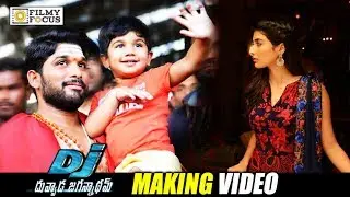 DJ Movie Making Video || Allu Arjun, Pooja Hegde, Harish Shankar, Allu Ayaan - Filmyfocus.com