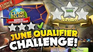 HOW TO BEAT EVE KARLITO CHALLENGE | WORLDS JUNE QUALIFIER CHALLENGE | EASY 3 STAR (Clash of Clans)