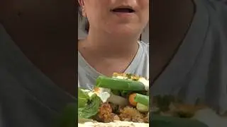 Falafel wrap #asmr #mukbang #fyp #falafelwrap full vid on this YT channel #asmr #mukbang 🫶  🌯  😋