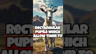 Amazing Goat Facts  Discover How Their Unique Rectangular Pupils Help Them Survive in the Wild!