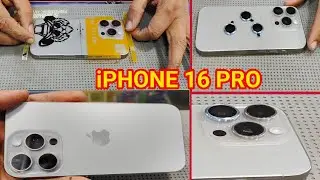 iPhone 16 Pro Back Membrane Guard and Camera Lens Protector | iPhone 16 Back Panel Protection #video