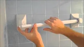 Как установить сменный держатель для полотенец