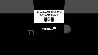 Apni Gym Ka Naam Batao &mdash; Dekhte Hain Kaun Real Gym Freak Hai!