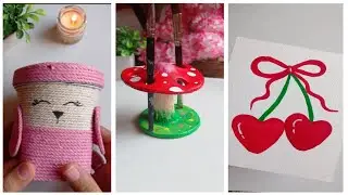 Easy art idea 💡, satisfying art videos makes you feel happy 😊#easy #art #diy #ropebasket