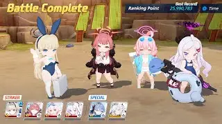 [Blue Archive EN] Kaiten Raid Outdoor Insane mode | 25,990k pts