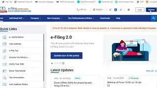 Income Tax: Registration on e-filing portal