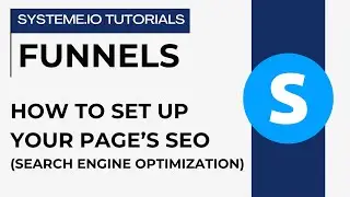How to set up your page&rsquo;s SEO (Search Engine Optimization) | systeme.io tutorials